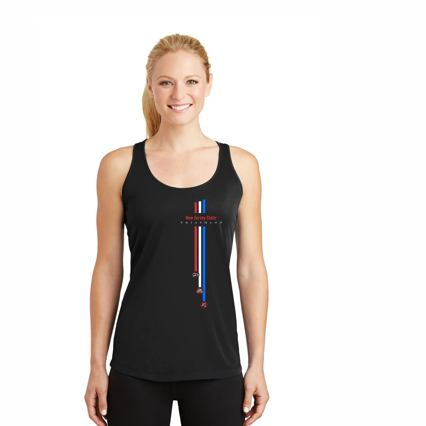 Women's Tech Racerback Singlet -Black- LCP