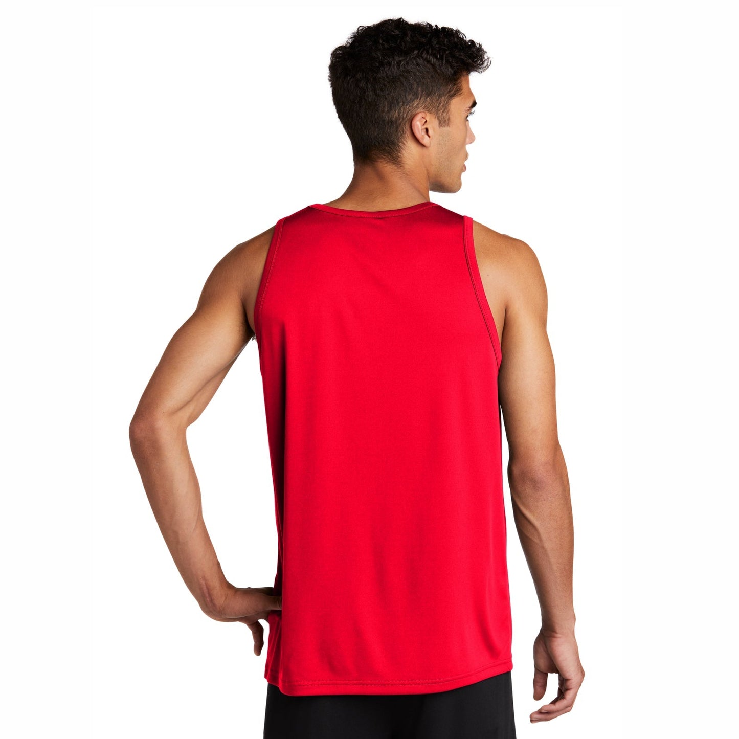 NJT Men's Tech Singlet -Red- LCP