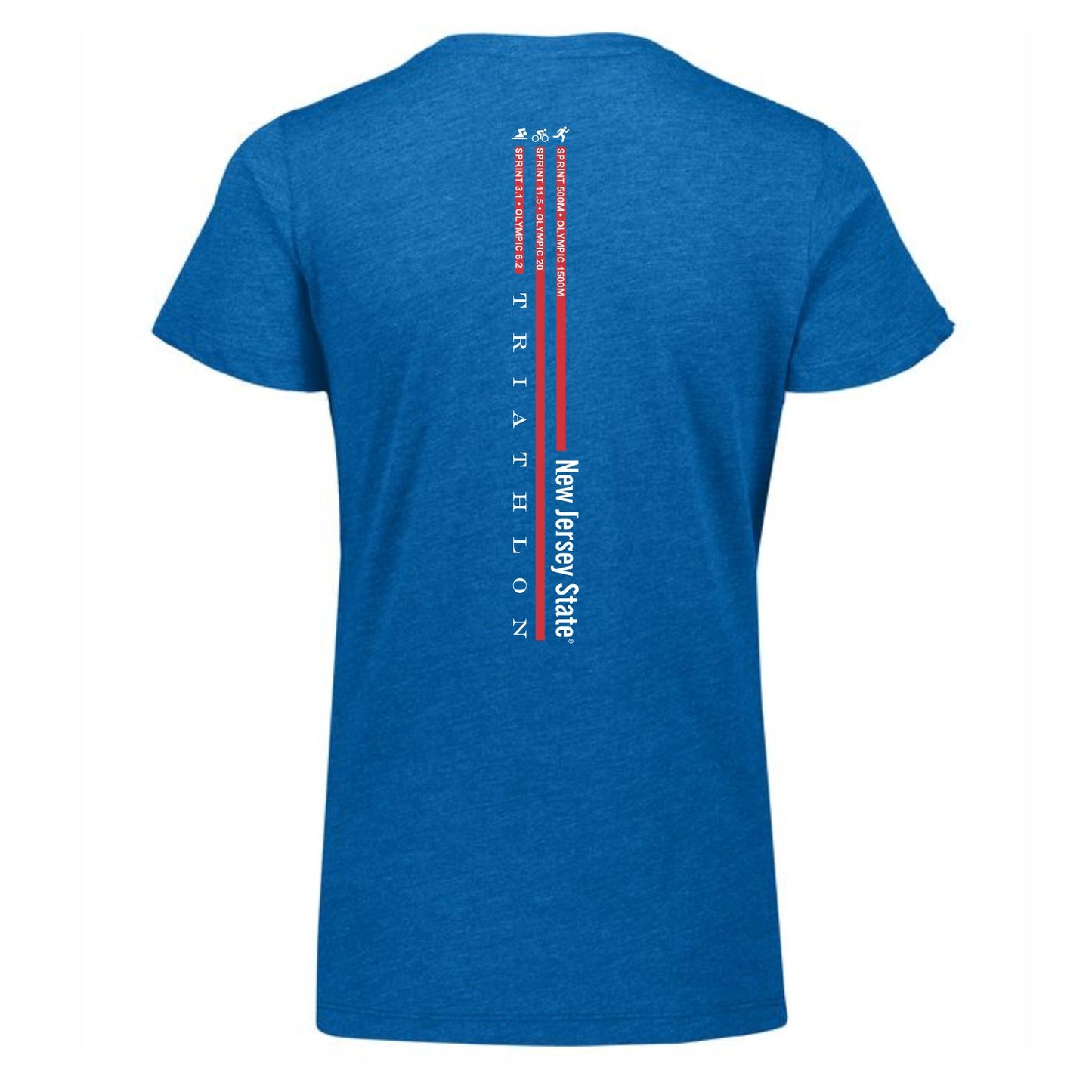 Women's Triblend Tee - Royal Heather - Course